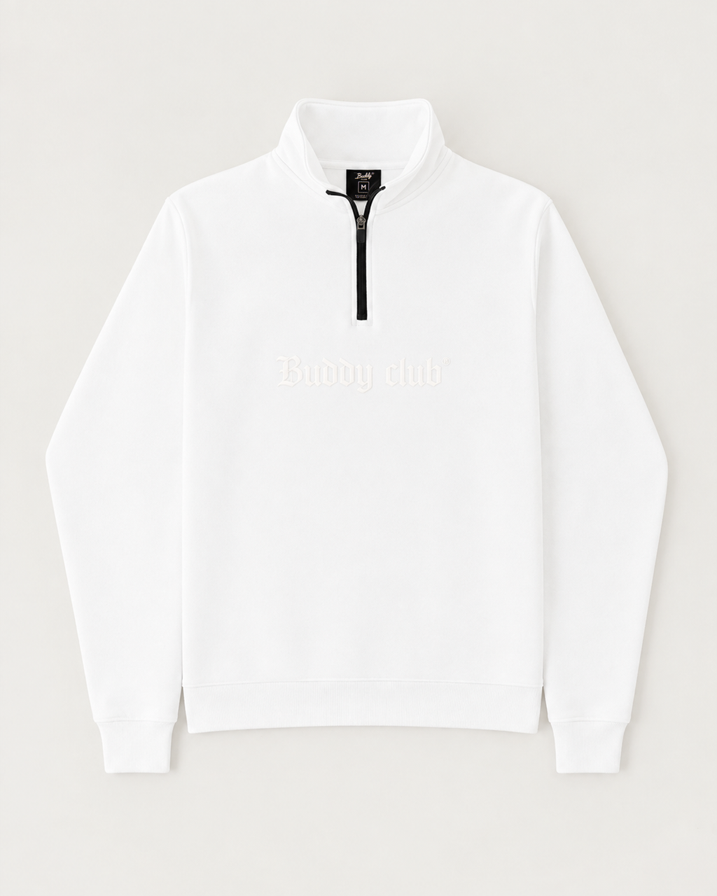 Quarter Zip White Top