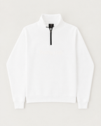 Quarter Zip White Top