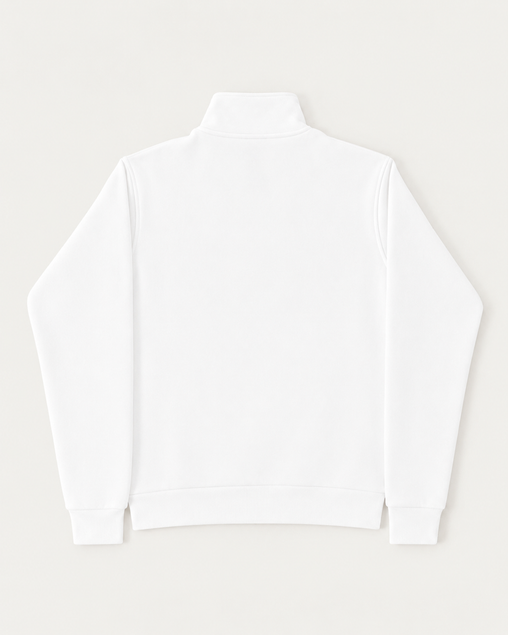 Quarter Zip White Top