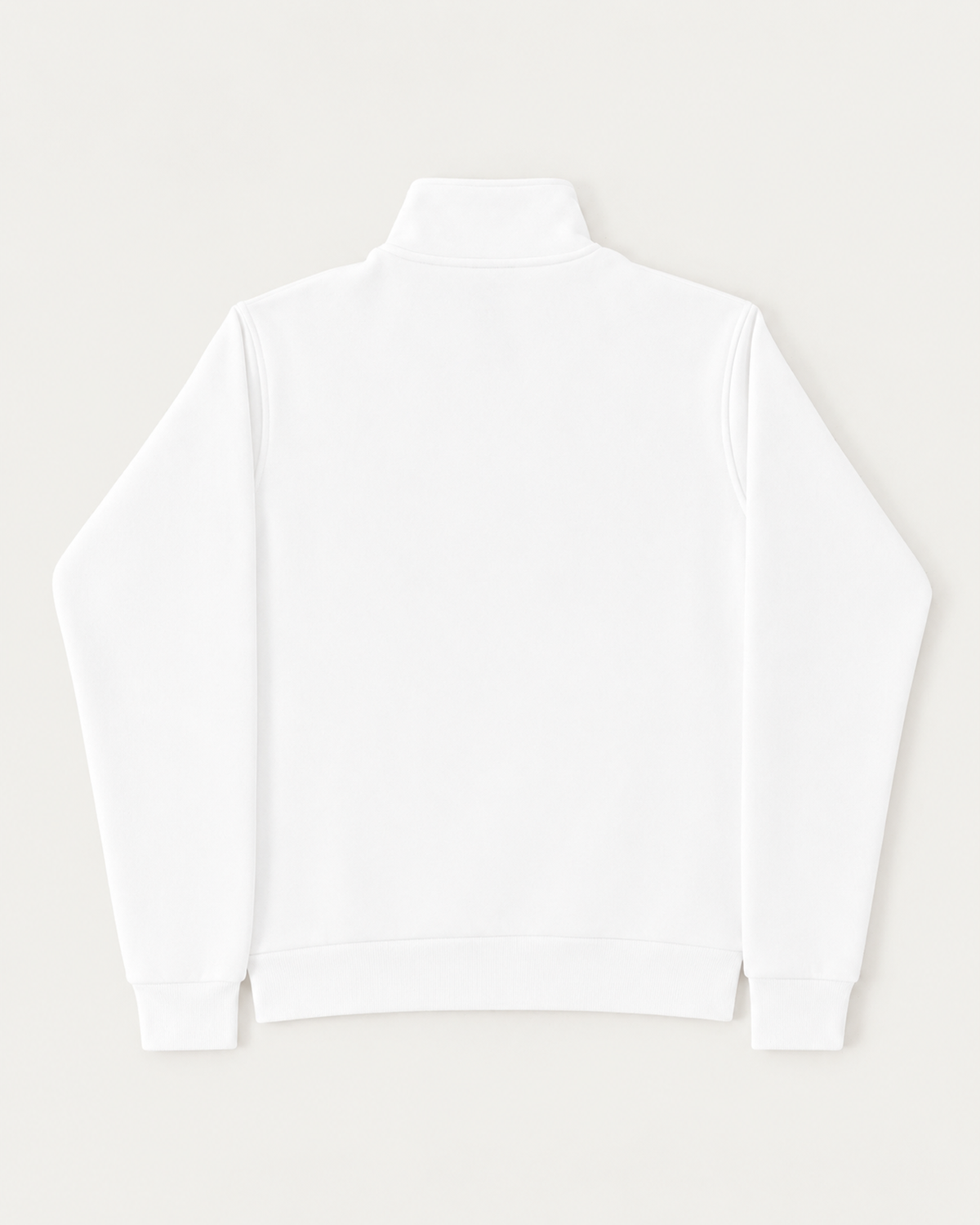 Quarter Zip White Top